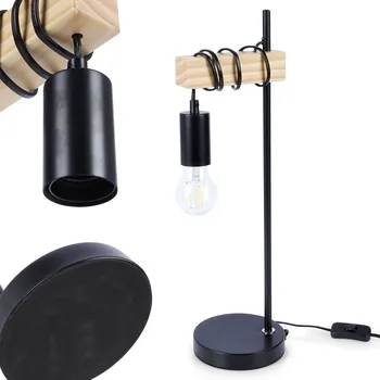 Lampička Stolní lampa černá 51 cm