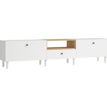 Televizní stolek TV stolek 200 cm | bílý