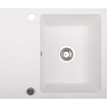 Granitový dřez Jednodřez Brenor Cordeo 59 granitový bílý