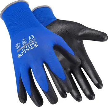 Pracovní rukavice Stalco S-Poli H S-76327 modré/černé 10