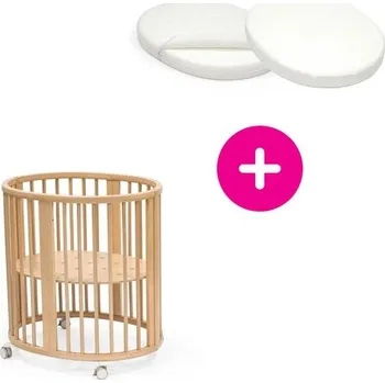 Bytový textil STOKKE® Sleepi™ Mini V3 + matrace + prostěradlo - Natural