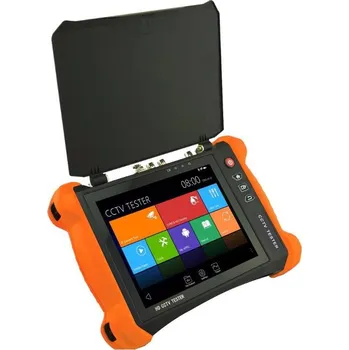 IP kamera XtendLan Ruční tester IP/HDMI/SDI/CVBS/AHD/CVI/TVI do 8Mpix, 8" TFT retina 2k, opto měřič, TDR, 12V/3A+PoE out