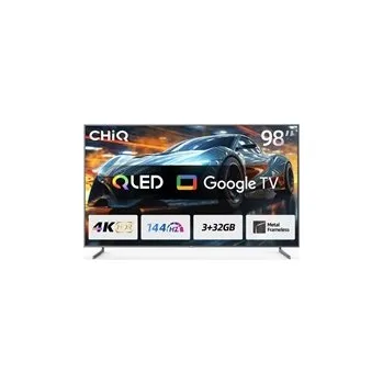 Televizor CHiQ U98F8TG TV 98", QLED, Smart Google, 144 Hz, Ultra HD, Dolby Audio, HDR 10