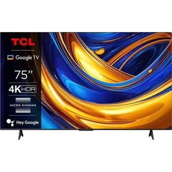 Televizor TCL P655 75" TV, 4K Ultra HD, LED, Google TV, HDR, Bluetooth, WiFi, Dolby Audio, Chromecast