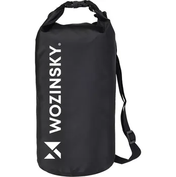 turistický batoh Wozinsky WWK-20 PVC voděodolná taška / batoh / vak / s popruhem na rameno / 20l / černá