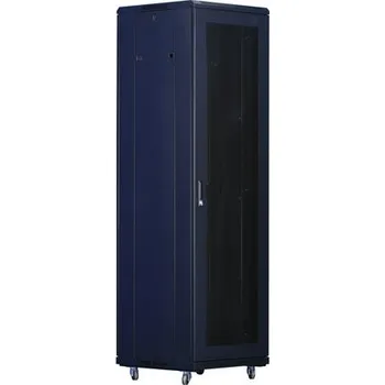 Rozvaděč XtendLan 42U/800x1200 stojanový, černý, perforované dveře a záda