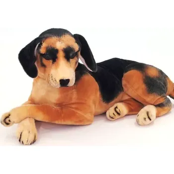 plyšák Plyšový pes Hamilton 83cm ( Unikátní a hebký mazel)