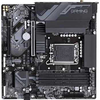 Základní deska GIGABYTE MB Sc LGA1700 B760M GAMING X AX, Intel B760, 4xDDR5, 1xDP, 1xHDMI, WiFi, mATX