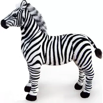 plyšák Plyšová stojící zebra