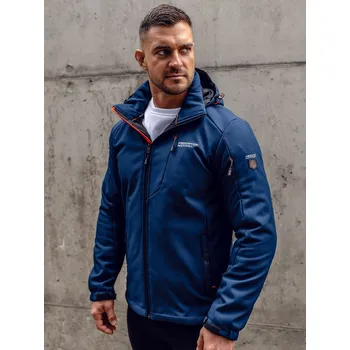 Oblečení a móda Tmavě modrá pánská softshellová bunda Bolf BK122A - M