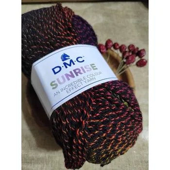 Příze Pletací příze DMC Sunrise 100 g červená