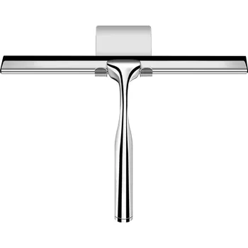 Koupelová kosmetika Kovová stěrka na okna sprchy stříbrná