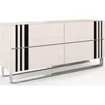 Buková komoda z masivu Kelly Odstín moření: Bílá