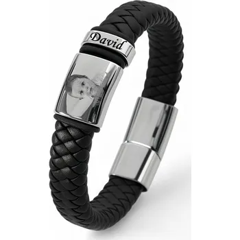 Náramek Náramek Unisex Family Element černo-stříbrný DUO