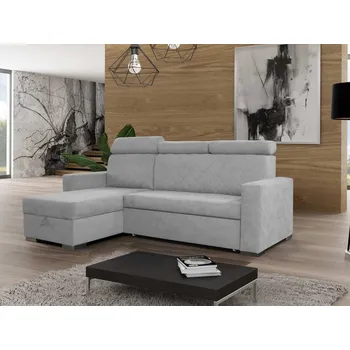 Sedací souprava Rozkládací sedací souprava do L Lars - šedá