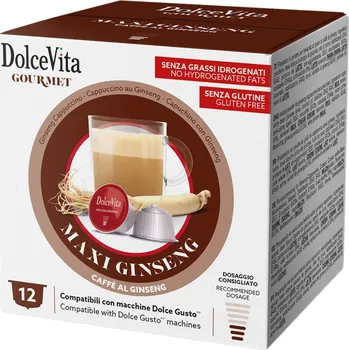 Dolce Vita Italfoods Dolce Vita Ženšenová káva Maxi do Dolce Gusto 12 kapslí