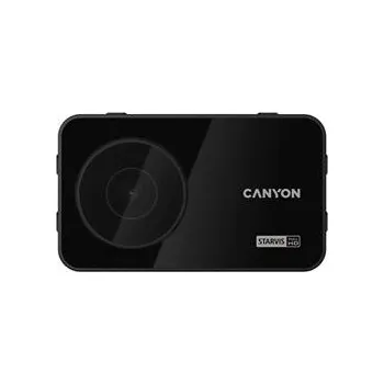 Kamera do auta CANYON kamera do auta DVR25GPS,WQHD@60fps,CMOS sensor Sony,úhel 140°,Wi-Fi,USB-C,detekce pohybu,noční vidění