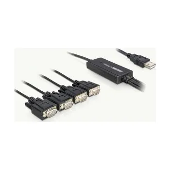 USB hub Delock adaptér USB 2.0 > 4 x Sériový port