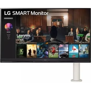 Monitor LG monitor 32SQ780S-W / VA / 31,5" / 4K 3840x2160 / 16:9 / 250cdm / 5ms / HDMI / USB-C//repro 5Wx2 /pivot/ výškově nast.