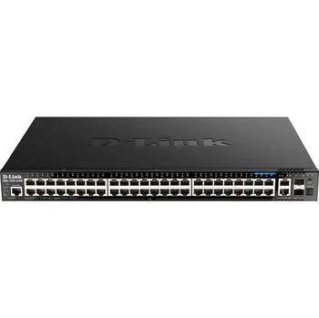 Počítač D-Link DGS-1520-52MP 44 ports GE PoE + 4 ports 2.5 GE PoE + 2 10 GE ports + 2 SFP+ Smart Managed Switch