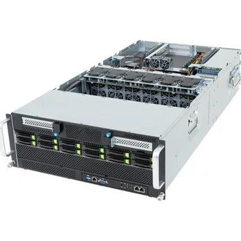 Server GIGABYTE GPU server G494-ZB4 4U 2S-SP5(400/500W), 2GbE, 12NVMe5, 8GPU(g5,2PLX), 6PCI-E16g5, 48DDR5-4800, IPMI, 4×3kW rPS (80+TIT)