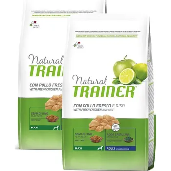 Krmivo pro psa Trainer Natural Maxi Chicken Rice & Aloe vera 2x12kg