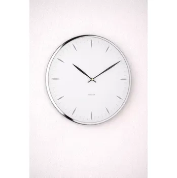 Hodiny Karlsson KA5761WH, bílé nástěnné hodiny