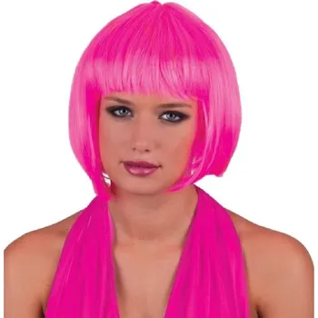 Paruka dámská růžová mikádo