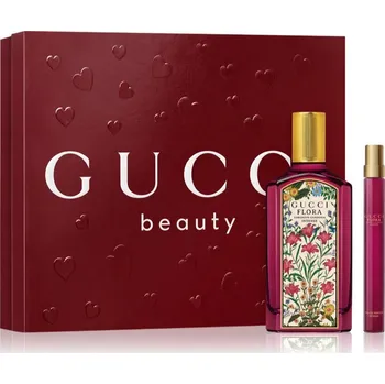 Gucci Flora Gucci Flora Gorgeous Gardenia Eau de Parfum Intense parfémovaná voda 50 ml + Gucci Flora Gorgeous Gardenia Eau de Parfum Intense parfémovaná voda cestovní sprej 10 ml