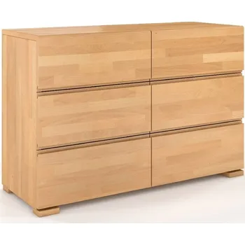 Komoda Komoda z masivu buk Vestre 6S Odstín moření: Buk přírodní