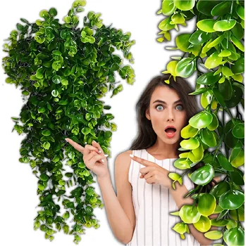 umělá květina Camerazar Závěsná dekorace umělý zelený eukalyptus