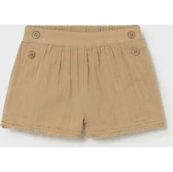 Chlapecké kraťasy Dětské bavlněné šortky Mayoral 1202.4G.Baby.PPY2 hnědá 88X, vel. 68