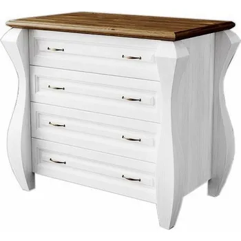 Komoda Komoda Ludvík 4S - masiv borovice Odstín: Borovice přírodní