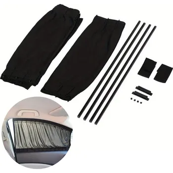 Zimní clona Camerazar Černé záclony a slunečníky 50x47 pro osobní automobily, jachty a nákladní automobily