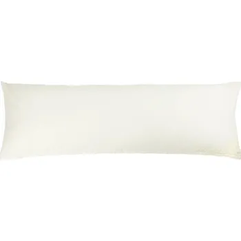 Povlečení Bellatex Povlak na relaxační polštář 45 x 120 cm, bílá káva