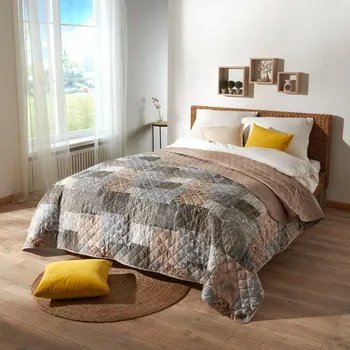 Přehoz na lůžko Denní přehoz na dvoulůžko Patchwork přehoz 220x240 cm