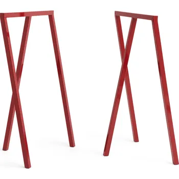 Úložný box Hay, Rám vysokého stolu Loop Stand červený 2 ks - Formadore