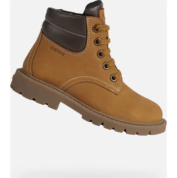 Dámská treková obuv Světle hnědá chlapecká kotníková obuv Geox Shaylax - Kluci GEOX hnědá | hořčicová 3425966
