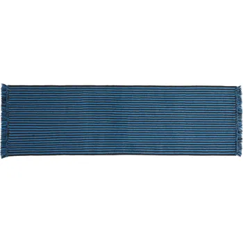 Povlečení Hay, Kobercový běhoun Stripes and Stripes 60 x 200 cm modro-černý - Formadore