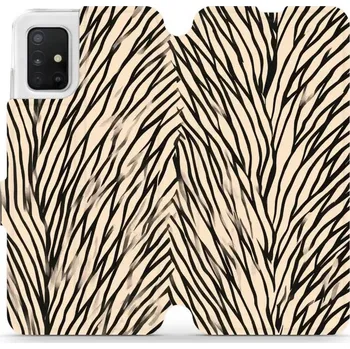 Pouzdro na mobilní telefon Flipové pouzdro Mobiwear - Samsung Galaxy A51 - VA52S V koruně stromu - VÝPRODEJ (Knížkové flip pouzdro, obal, kryt na mobil Samsung Galaxy A51 - VA52S V koruně stromu, materiál Umělá kůže + TPU - ochrana 360°, stojánek, silikonová vanička, magnetické)