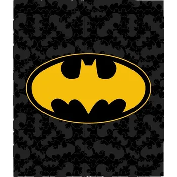Dětská deka E plus M • Fleecová deka Batman - nano coral s gramáží 220 gr./m² - 120 x 150 cm