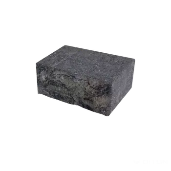 plotová tvarovka DITON Tvárnice svahová MURANO šedo-černá 14 / 25 - koncový 3/4 kámen šedo-černá