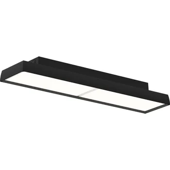 Louis Poulsen, Stropní světlo Slim Box Surface LED 3000K s opálovým difuzorem ovládání osvětlení Dali černé - Formadore