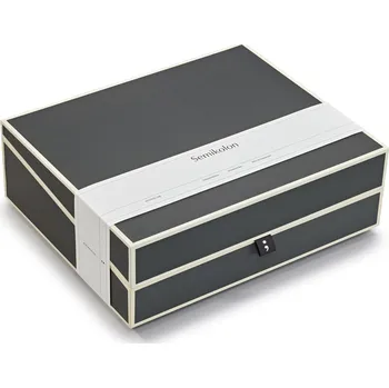 Úložný box Semikolon, Box na dokumenty Die Kante, tmavě šedý - Formadore