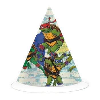 Party dekorace Papírové čepičky Želvy Ninja 6ks