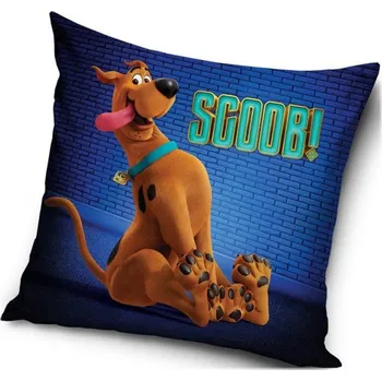 Carbotex • Polštář SCOOB! - motiv Scooby Doo - 40 x 40 cm