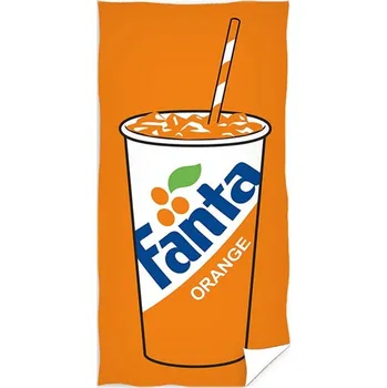 Carbotex • Plážová osuška Fanta - Fresh Drink - 100% bavlna s gramáží 320 g/m² - 70 x 140 cm