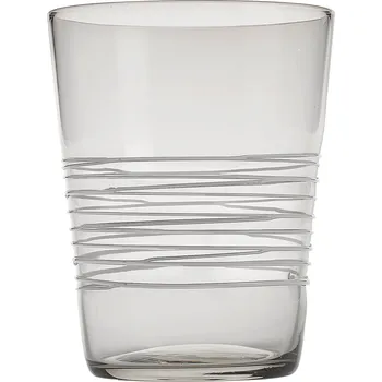 Sklenice Zafferano, Skleněný pohár Filante 400 ml šedý - Formadore