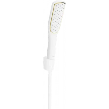 Sprchový set Mexen příslušenství - 1-bodový ruční sprchový set R-49, bílá/zlatá, 785495052-25