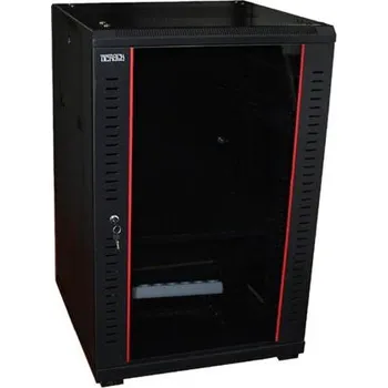 modulární přístroj a rozvaděč OCRACK 19" OCC-25U-66SBK rozvaděč stojanový 25U/600x600 skleněné dveře